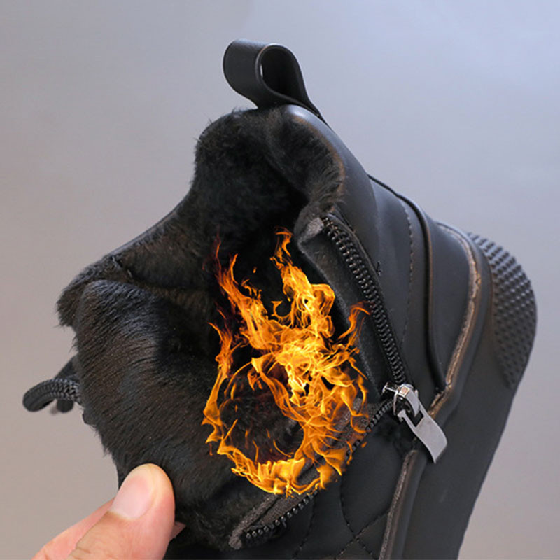 Super tople cipele od baršuna za djecu, neklizajući, debeli potplat, dječačke čizme za snijeg, cipele s platformom, zimske školske cipele za djevojčice G10061