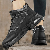 Pánske čierne topánky 2023, zimné ležérne tenisky, kožené mokasíny, pracovné bezpečnostné topánky na platforme, športové, módne, tenisové, luxusné dizajnérske topánky