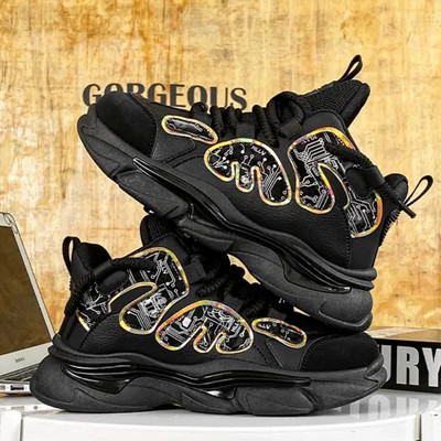 Vyriški batai 2023 m. Nauji sportiniai batai Vasariniai kvėpuojantys laisvalaikio batai Lauko krepšinio batai Didelio dydžio vyriški batai Vyriški neslystantys