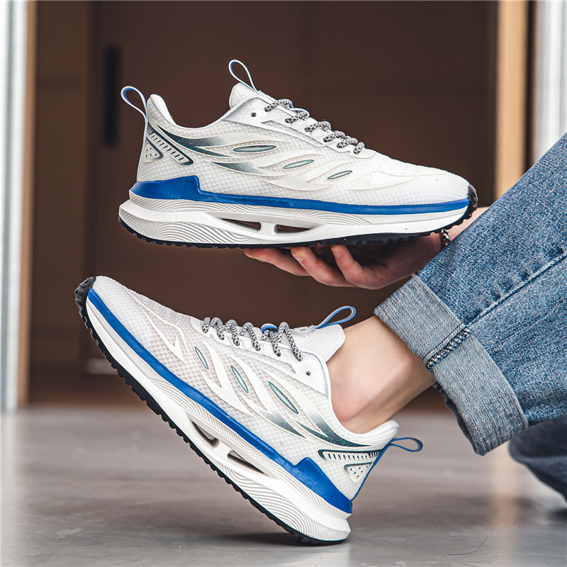 2023, pantofi negri, groși, pentru bărbați, cu platformă, pantofi de toamnă, de modă, respirabili