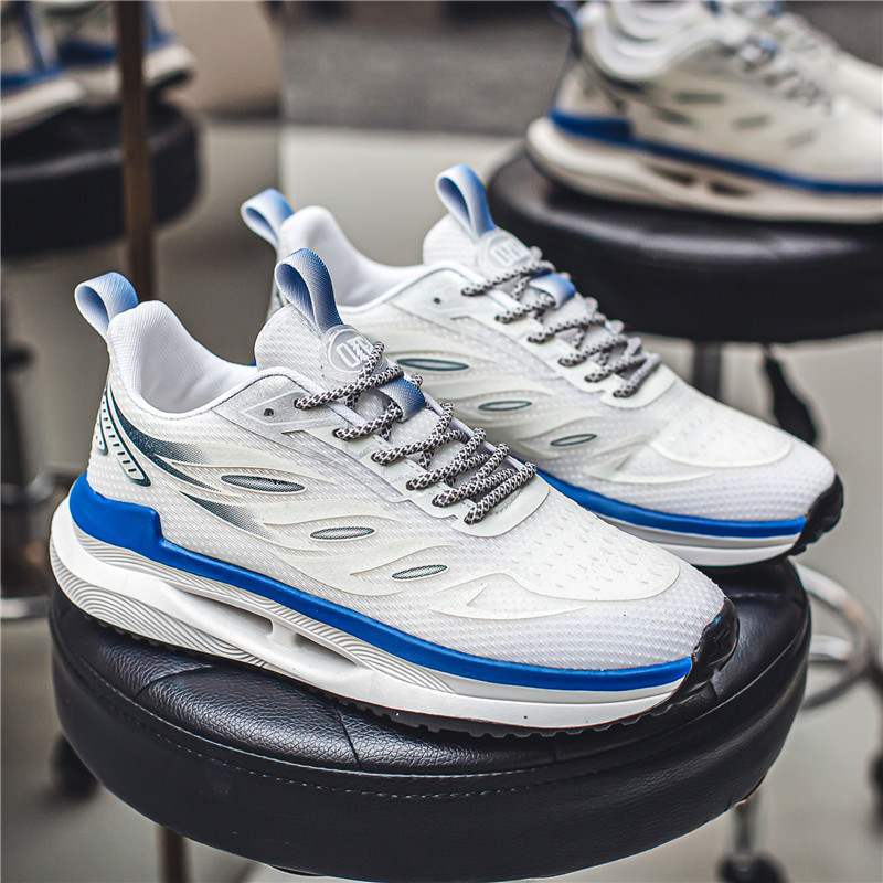 2023, pantofi negri, groși, pentru bărbați, cu platformă, pantofi de toamnă, de modă, respirabili