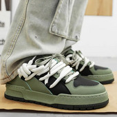 2023 Nove dizajnerske cipele za muškarce Ležerne tenisice s platformom Tenisice na vezanje Modne studentske tenisice Muške vulkanizirane tenisice Masculino