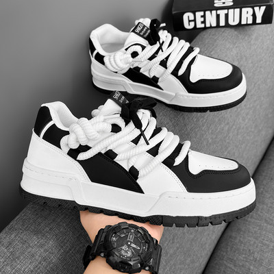 2023 Nove dizajnerske cipele za muškarce Ležerne tenisice s platformom Tenisice na vezanje Modne studentske tenisice Muške vulkanizirane tenisice Masculino