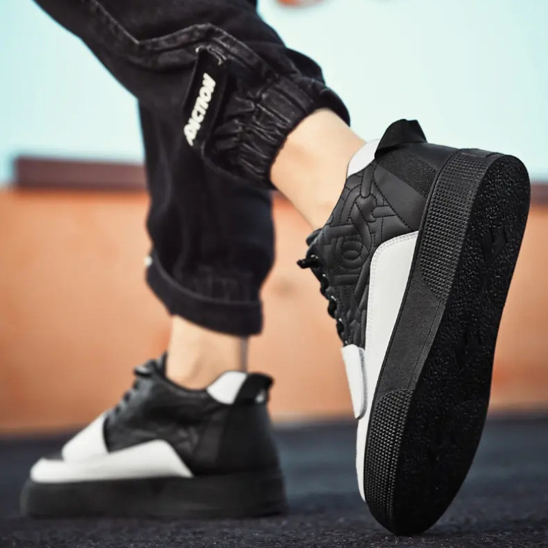 Pantofi noi pentru bărbați, pantofi grososi, modă, ușoare, anti-alunecare, pantofi de lux pentru bărbați, de designer, pantofi casual pentru bărbați, pantofi vulcanizați pentru bărbați