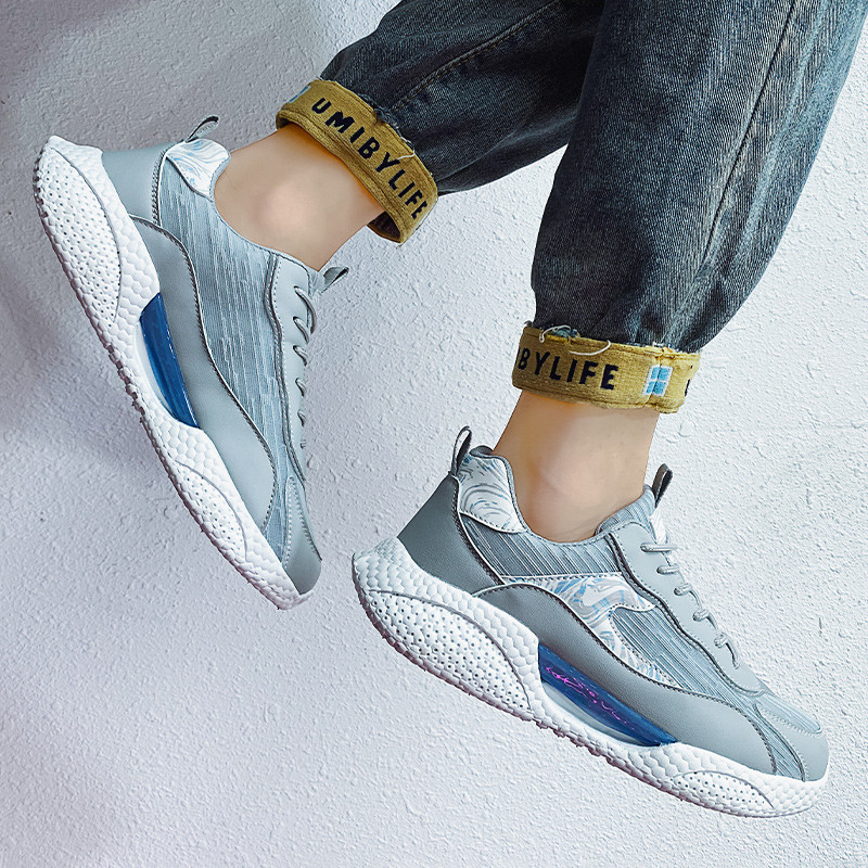 2023 Νέα Μόδα Ανδρικά Παπούτσια Ανοιξιάτικα Φθινοπωρινά Casual Χοντή Σόλα Επώνυμα Αθλητικά Παπούτσια με αναπνεύσιμο κορδόνι Πολύχρωμα Ανδρικά Παπούτσια Αθλητικά Παπούτσια