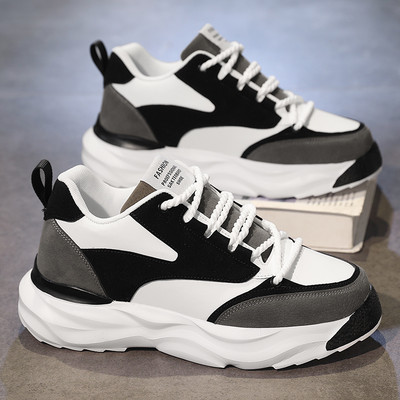 Karštas 2023 m. Naujasis ruduo Europa ir Jungtinė sporto mada Laisvalaikis Vyriški odiniai batai bėgimo bateliai Vyriški batai sportbačiai Vyrai