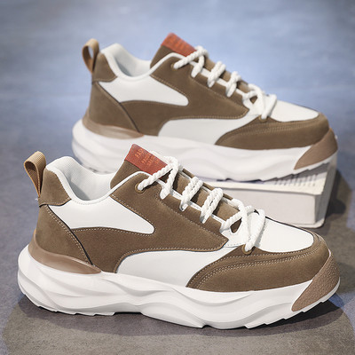 Karštas 2023 m. Naujasis ruduo Europa ir Jungtinė sporto mada Laisvalaikis Vyriški odiniai batai bėgimo bateliai Vyriški batai sportbačiai Vyrai