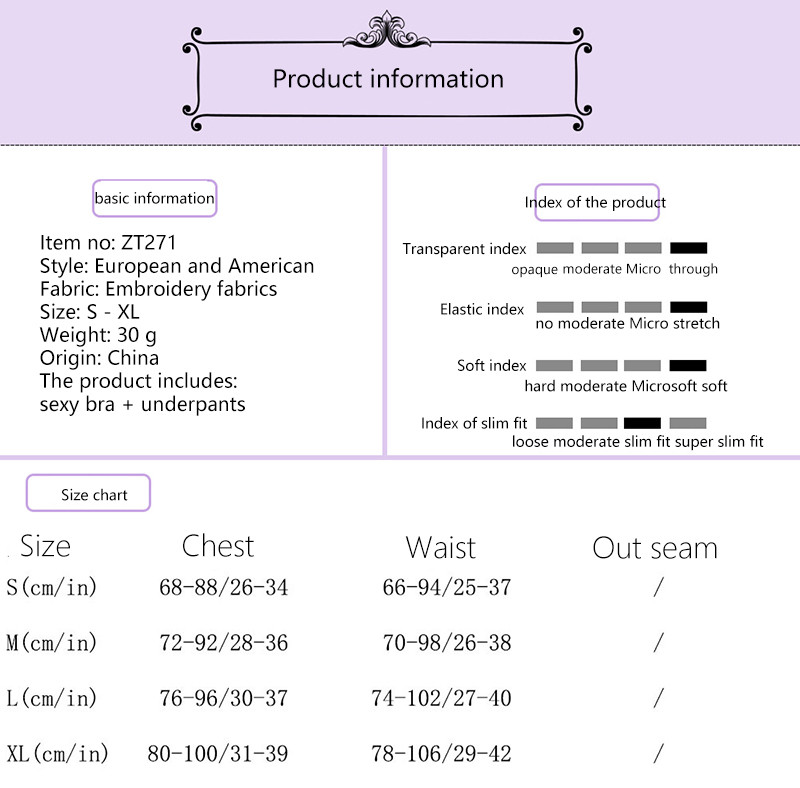 Seksualus apatinio trikotažo rinkinys nėriniuota liemenėlė ir kelnaitės, išsiuvinėtos liemenėlės, apatinės kelnaitės, moteriškos apatinės kelnaitės, permatomos erotinės liemenėlės trumpų rinkinių
