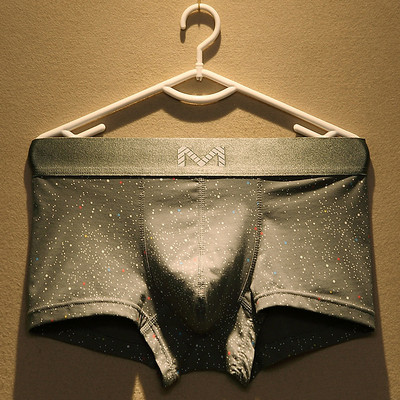 Boxer de modă Lenjerie de corp pentru bărbați Bumbac Cuecas Masculina Bărbați Stele Boxeri imprimați Chiloți Boxer scurti Mărimea M-3XL