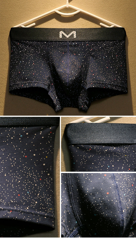 Boxer de modă Lenjerie de corp pentru bărbați Bumbac Cuecas Masculina Bărbați Stele Boxeri imprimați Chiloți Boxer scurti Mărimea M-3XL