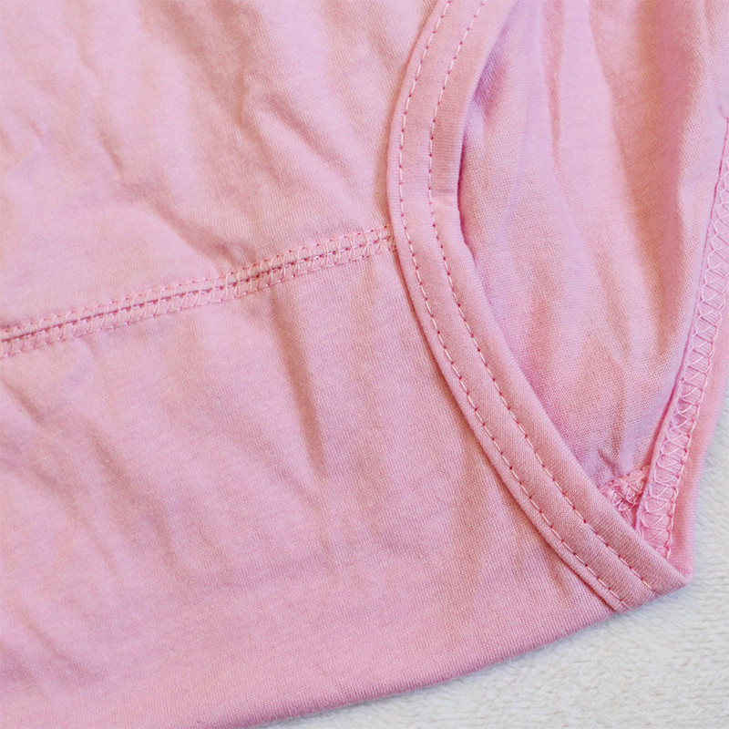 XL-4XL CANLEKALEI Chiloți pentru femei de marime mare Lenjerie de corp pentru femeie Bumbac de culoare uni Plus Lenjerie respirabilă Slip moale cu talie înaltă