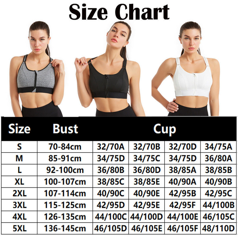 Dámska športová podprsenka s plným košíčkom a push-up efektom, nastaviteľným predným zipsom a bezšvíkovým topom