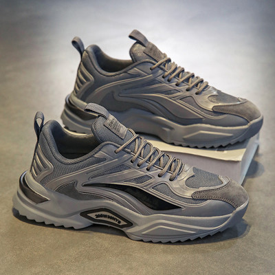 2023 m. Nauji vyriški madingi laisvalaikio sportiniai batai jaunimui pavasario rudeniui Patogūs padai juodi odiniai sportbačiai vyrams Tenis Masculino