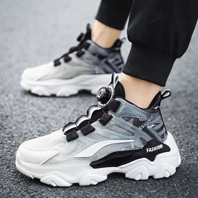 2023. aasta uus mood meeste jalatsid hingavad meeste kevad-sügis platvorm välistingimustes kõrged kingad Meeste pahkluu kingad paksud tossud Кроссовки