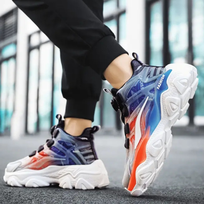 2023. aasta uus mood meeste jalatsid hingavad meeste kevad-sügis platvorm välistingimustes kõrged kingad Meeste pahkluu kingad paksud tossud Кроссовки