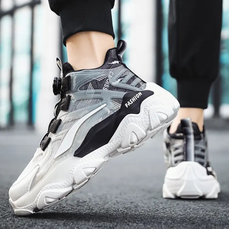 2023. aasta uus mood meeste jalatsid hingavad meeste kevad-sügis platvorm välistingimustes kõrged kingad Meeste pahkluu kingad paksud tossud Кроссовки