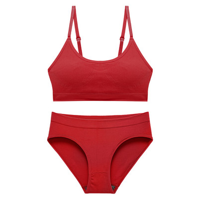 ACELANDY-seksi bešavni komplet grudnjaka Push Up ženski grudnjak Fitness Donje rublje Mekani grudnjak+gaćice Udobno rastezljivo odijelo bez rukava