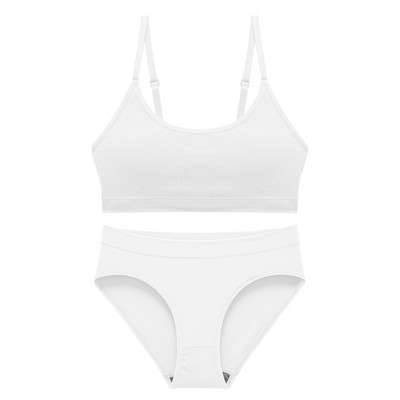 ACELANDY-seksi bešavni komplet grudnjaka Push Up ženski grudnjak Fitness Donje rublje Mekani grudnjak+gaćice Udobno rastezljivo odijelo bez rukava