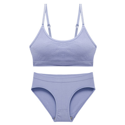 ACELANDY-seksi bešavni komplet grudnjaka Push Up ženski grudnjak Fitness Donje rublje Mekani grudnjak+gaćice Udobno rastezljivo odijelo bez rukava