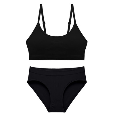 ACELANDY-seksi bešavni komplet grudnjaka Push Up ženski grudnjak Fitness Donje rublje Mekani grudnjak+gaćice Udobno rastezljivo odijelo bez rukava