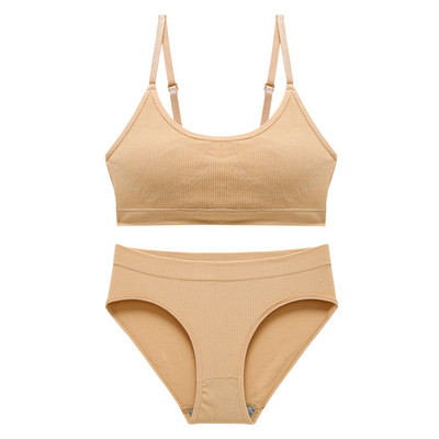 ACELANDY-seksi bešavni komplet grudnjaka Push Up ženski grudnjak Fitness Donje rublje Mekani grudnjak+gaćice Udobno rastezljivo odijelo bez rukava