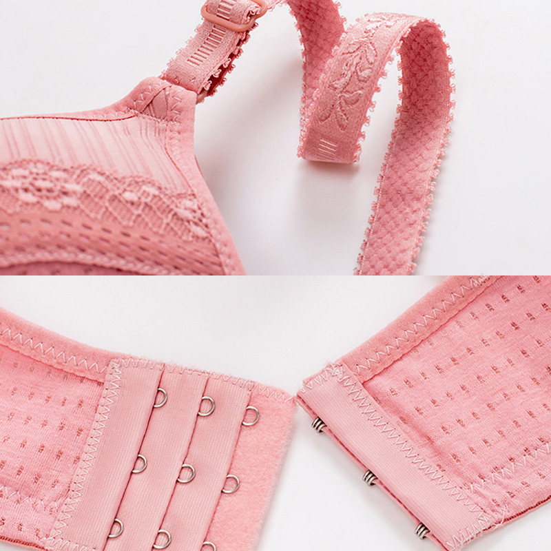 Vienspalvės liemenėlės moterims didesnio dydžio apatiniai Sexy Intimate Push Up liemenėlė Ploni kvėpuojantys apatiniai Plieninė liemenėlė be rėmelių