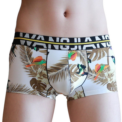 Fashion Printed Boxers Boyshort αναπνεύσιμα άνετα ελαστικά εσώρουχα ασφαλείας U κυρτή θήκη εσώρουχα σορτς