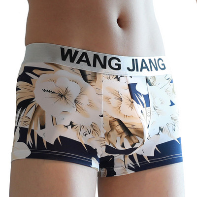 Fashion Printed Boxers Boyshort αναπνεύσιμα άνετα ελαστικά εσώρουχα ασφαλείας U κυρτή θήκη εσώρουχα σορτς