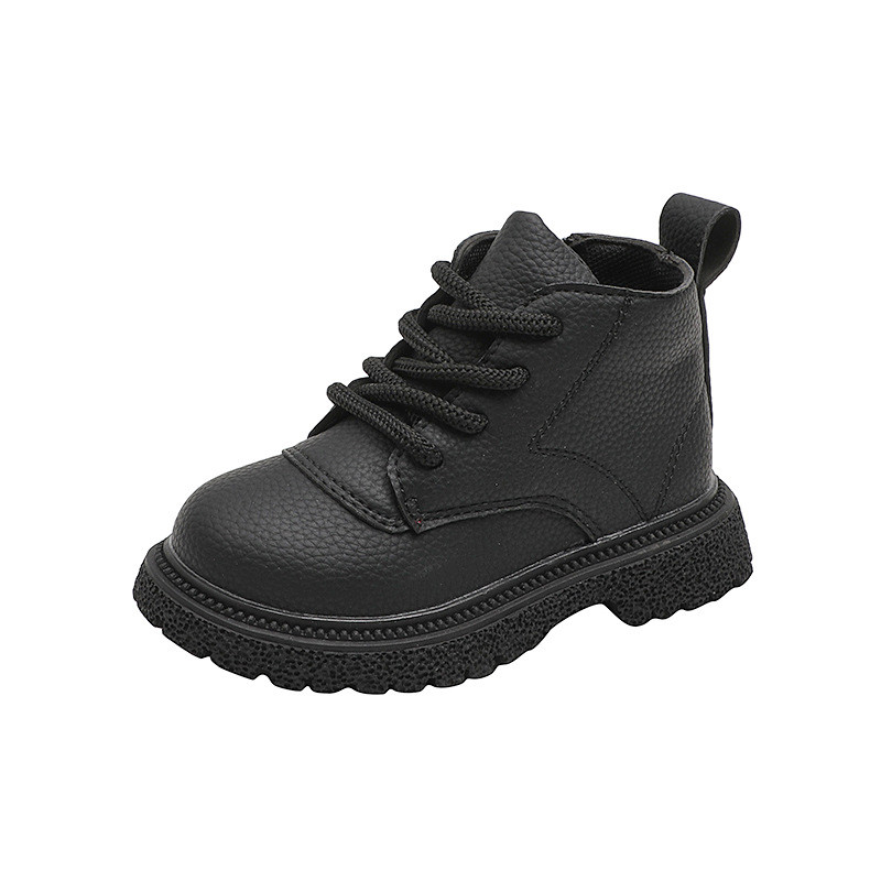 Cipele za dječake Dječje kratke čizme Jesen Zima Kožne dječje čizme Modne čizme za malu djecu Ležerne dječje cipele H959