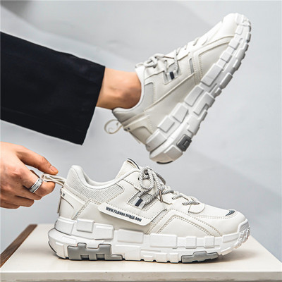 Fujeak 2023. Modne ležerne cipele Cipele za hodanje na otvorenom otporne na klizanje Prozračne mrežaste tenisice Muške cipele za gležnjeve s debelim potplatom