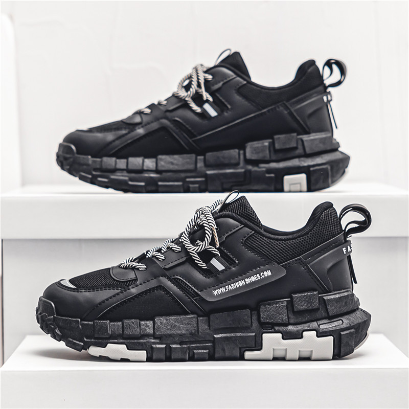 Fujeak 2023. Modne ležerne cipele Cipele za hodanje na otvorenom otporne na klizanje Prozračne mrežaste tenisice Muške cipele za gležnjeve s debelim potplatom