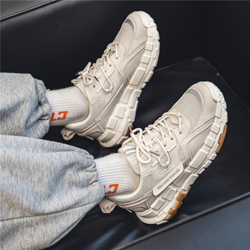 Fujeak 2023. Modne ležerne cipele Cipele za hodanje na otvorenom otporne na klizanje Prozračne mrežaste tenisice Muške cipele za gležnjeve s debelim potplatom