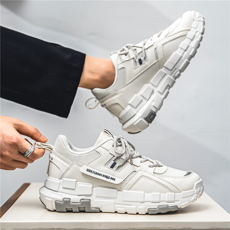 Fujeak 2023. Modne ležerne cipele Cipele za hodanje na otvorenom otporne na klizanje Prozračne mrežaste tenisice Muške cipele za gležnjeve s debelim potplatom