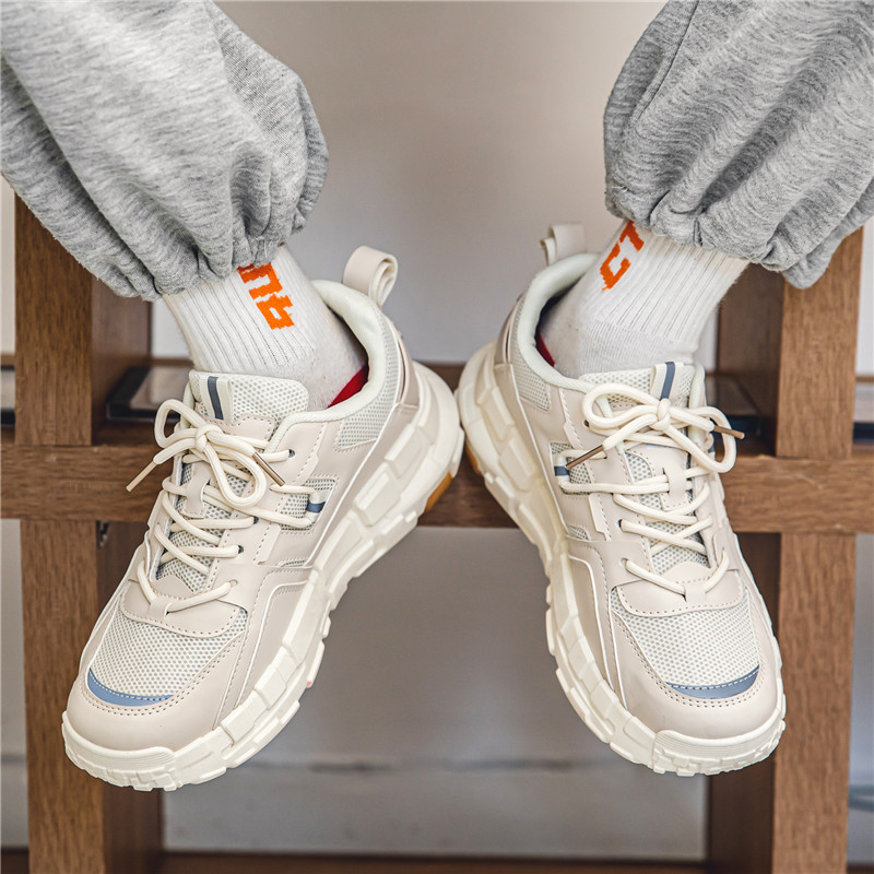 Fujeak 2023. Modne ležerne cipele Cipele za hodanje na otvorenom otporne na klizanje Prozračne mrežaste tenisice Muške cipele za gležnjeve s debelim potplatom