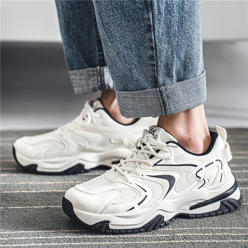 Fujeak Prozračna protuklizna muška vulkanizirana obuća Trendy atletska obuća Udobna obuća za slobodno vrijeme Vanjske tenisice veće veličine