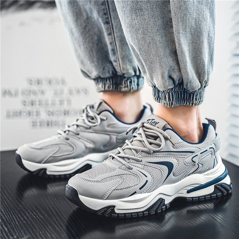 Fujeak Prozračna protuklizna muška vulkanizirana obuća Trendy atletska obuća Udobna obuća za slobodno vrijeme Vanjske tenisice veće veličine