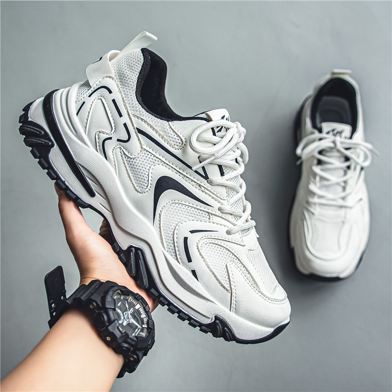 Fujeak Prozračna protuklizna muška vulkanizirana obuća Trendy atletska obuća Udobna obuća za slobodno vrijeme Vanjske tenisice veće veličine