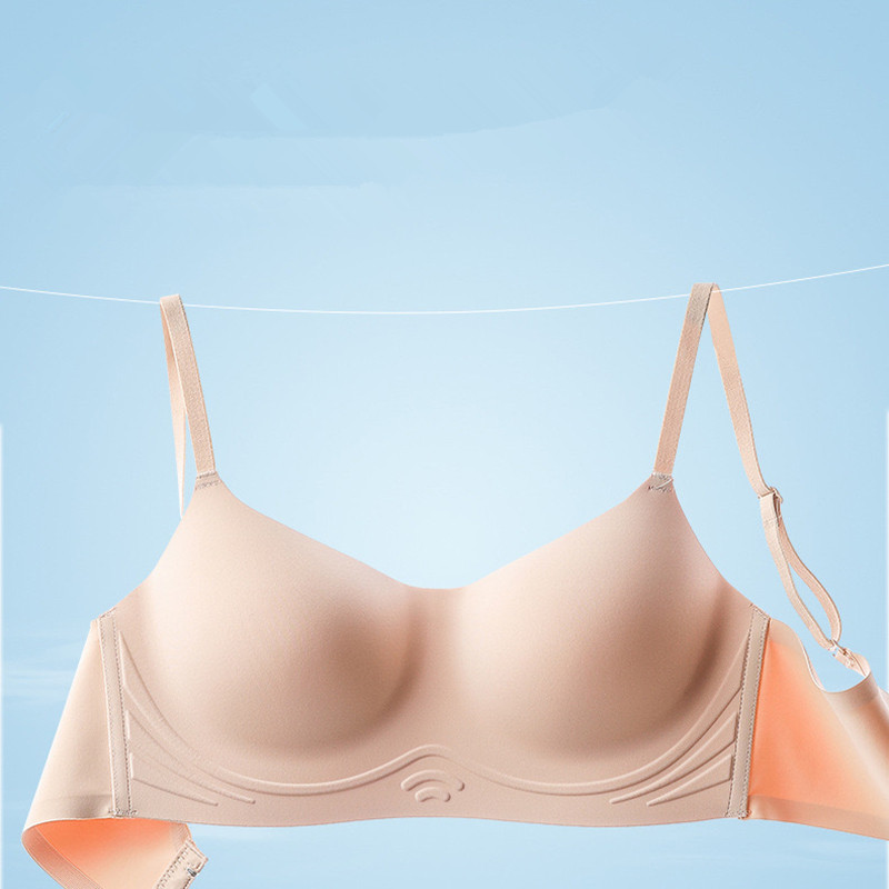 Εσώρουχα χωρίς ραφή Γυναικεία λεπτή διατομή Μεγάλο στήθος Εμφάνιση μικρού στήθους μαζεμένο στήθος Αντιφωτιστικό σουτιέν Αναπνεύσιμο