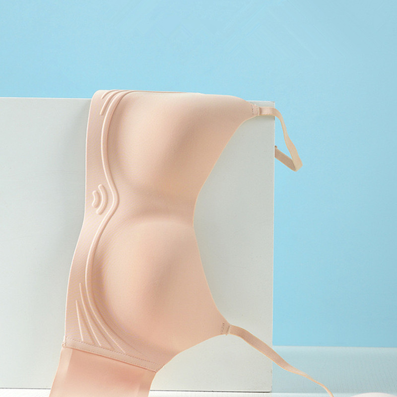 Εσώρουχα χωρίς ραφή Γυναικεία λεπτή διατομή Μεγάλο στήθος Εμφάνιση μικρού στήθους μαζεμένο στήθος Αντιφωτιστικό σουτιέν Αναπνεύσιμο