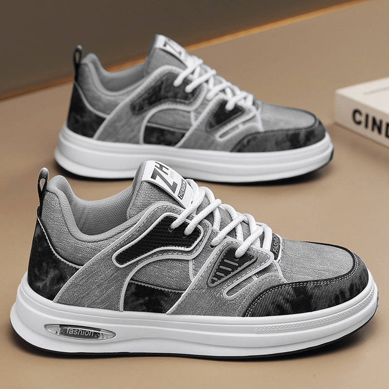 Jarné a jesenné nové pánske nízke športové topánky s trendy dizajnom, ležérne a všestranné módne študentské vulkanizované topánky