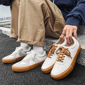 Γερμανικά παπούτσια προπόνησης μικρά λευκά ανδρικά παπούτσια άνοιξη 2023 νέα ρετρό προπόνηση αθλητικά ανδρικά casual βουλκανιζέ παπούτσια