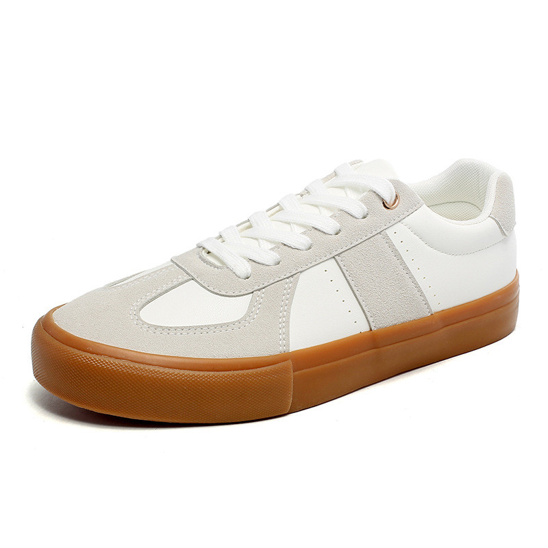 Γερμανικά παπούτσια προπόνησης μικρά λευκά ανδρικά παπούτσια άνοιξη 2023 νέα ρετρό προπόνηση αθλητικά ανδρικά casual βουλκανιζέ παπούτσια