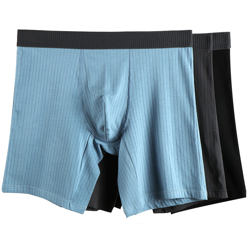 Muške donje gaće Duge bokserice Kratke hlače Donje rublje Pamučne prozračne bokserice Homme široke udobne bikini gaćice