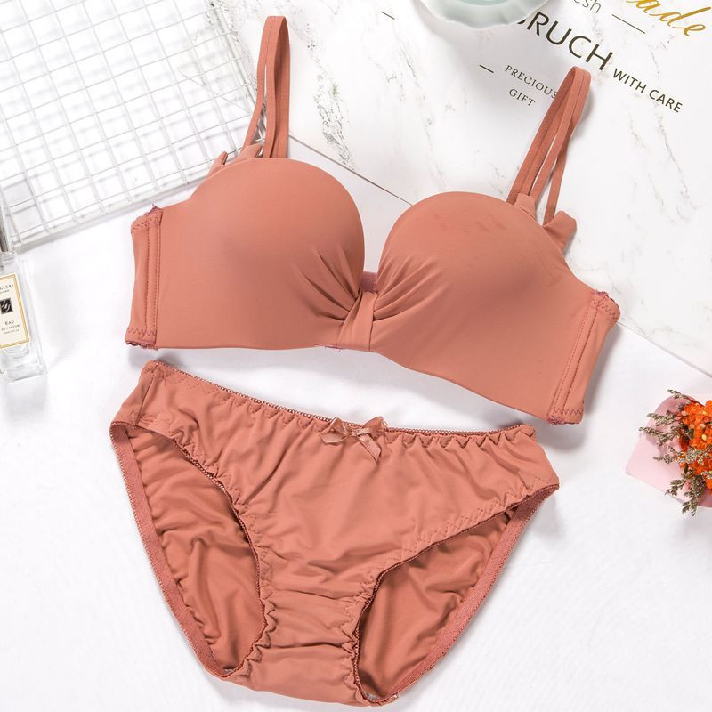 Set de sutien pentru femei fără cusături, leopard și sutien de culoare solidă, pantaloni cu talie joasă, sutien pentru femei fără sârmă, sutien moale, confortabil, set de lenjerie sexy