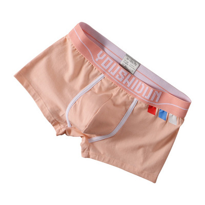 Мъжко бельо, гащи, модни памучни боксерки с принт, мъжки дишащи мъжки еластични боксерки M-3XL