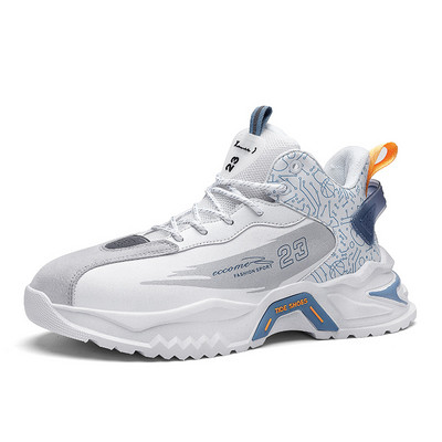 Muške tenisice Čizme za trčanje Modna sportska obuća za trčanje na otvorenom Mrežasta prozračna obuća Crna obuća za košare Muška velika obuća