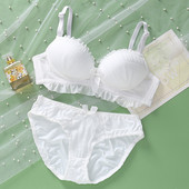 Sexy Lace Bra Set Push Up Moteriškas liemenėlės apatinis trikotažas moterims Apatiniai drabužiai lencerija Minkšta liemenėlė+Pantys Comfort Stretchy Active Bra