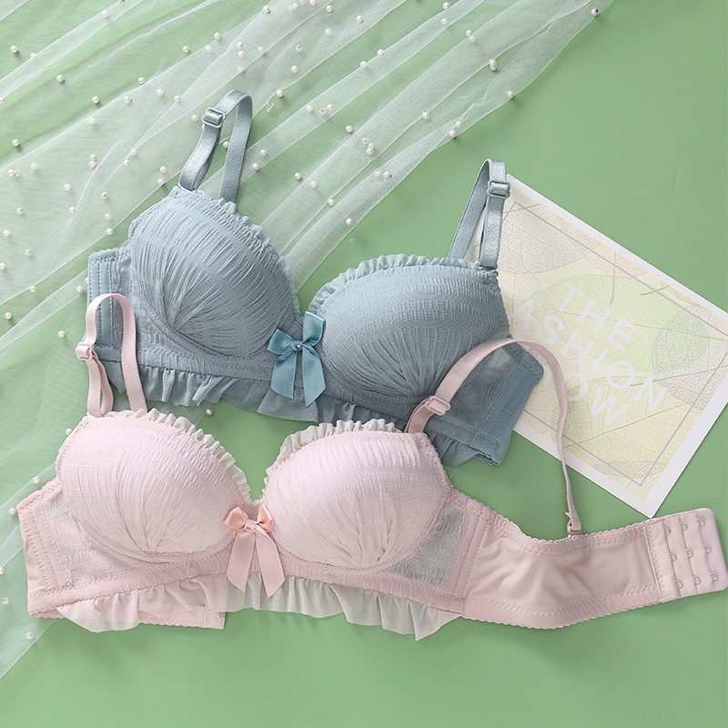 Sexy Lace Bra Set Push Up Moteriškas liemenėlės apatinis trikotažas moterims Apatiniai drabužiai lencerija Minkšta liemenėlė+Pantys Comfort Stretchy Active Bra