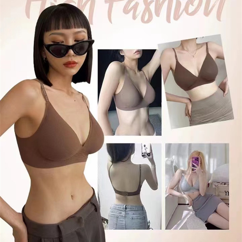 Novo bešavno žensko donje rublje s navojem Mala prsa skupljena Bez čeličnog prstena Ženski grudnjak protiv opuštanja Protiv opuštanja Tanki prsni grudnjak