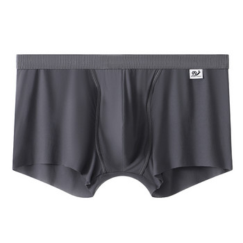 Мъжко бельо Ice Silk Boxer Shorts Mens U Convex Soft Boxers Shorts Summer Panties Секси мъжки гащи